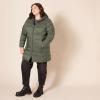imageAmazon Essentials womens Lightweight WaterResistant Packable Hooded Puffer Coat Available in Plus SizeDark Olive