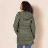 imageAmazon Essentials womens Lightweight WaterResistant Packable Hooded Puffer Coat Available in Plus SizeDark Olive