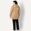 imageAmazon Essentials womens Lightweight WaterResistant Packable Hooded Puffer Coat Available in Plus SizeMushroom Brown