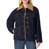 imageAmazon Essentials Womens OversizedFit FauxShearling Lined Denim JacketRinse
