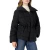 imageAmazon Essentials Womens OversizedFit Square Quilted Puffer Jacket with Adjustable WaistBlack