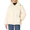 imageAmazon Essentials Womens OversizedFit Square Quilted Puffer Jacket with Adjustable WaistCream