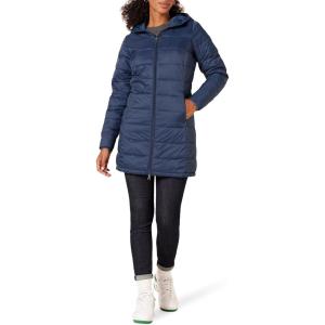 imageAmazon Essentials womens Lightweight WaterResistant Packable Hooded Puffer Coat Available in Plus SizeNavy
