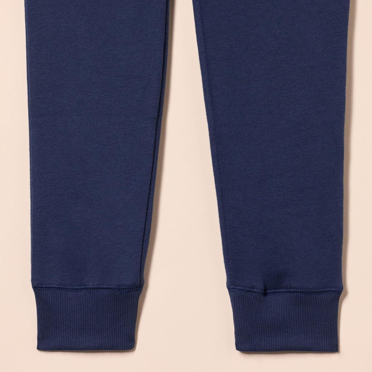 imageAmazon Essentials Boys Fleece Jogger SweatpantsNavy