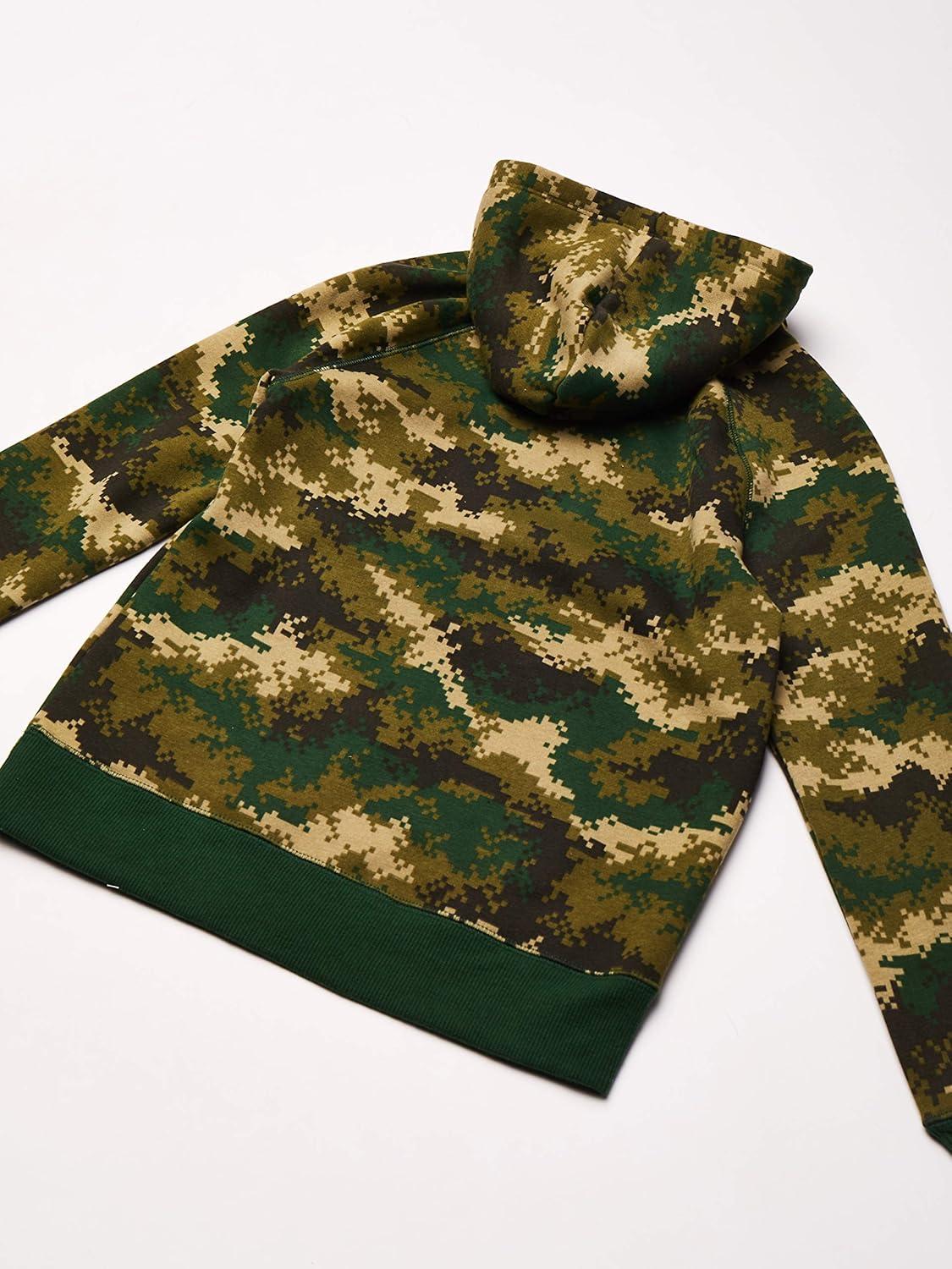 imageAmazon Essentials Disney  Marvel  Star Wars Boys and Toddlers Fleece Pullover Sweatshirt HoodiesOlive Camo