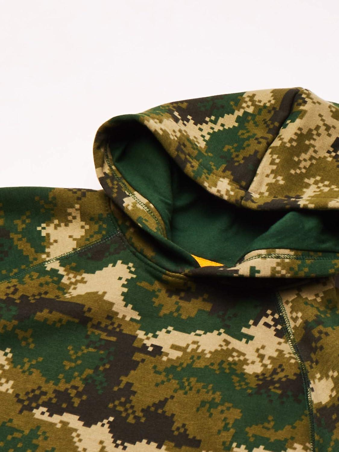 imageAmazon Essentials Disney  Marvel  Star Wars Boys and Toddlers Fleece Pullover Sweatshirt HoodiesOlive Camo