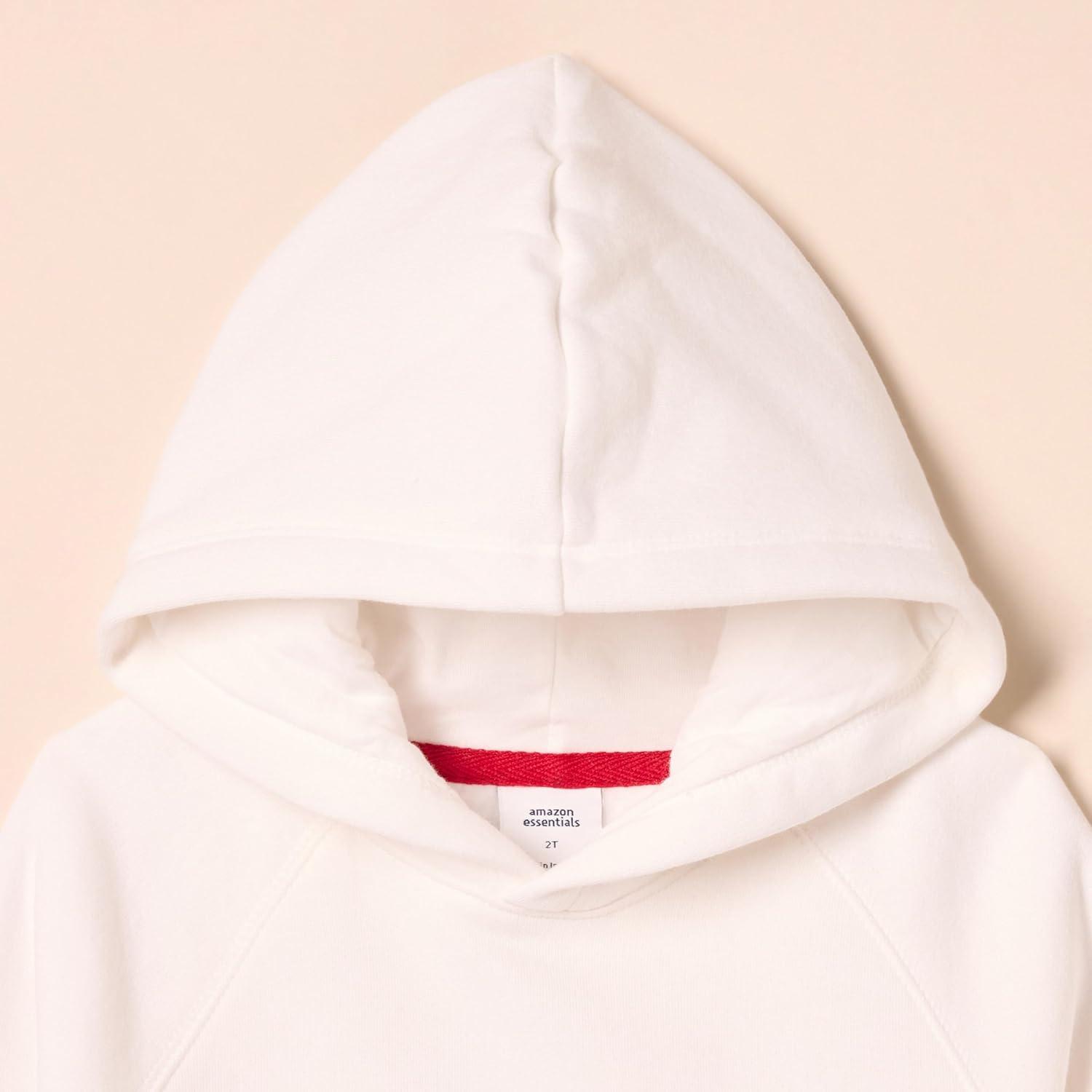 imageAmazon Essentials Disney  Marvel  Star Wars Boys and Toddlers Fleece Pullover Sweatshirt HoodiesWhite