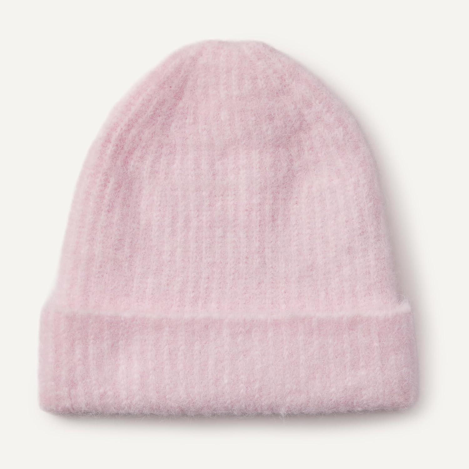 imageAmazon Essentials UnisexAdult Faux Mohair Scarf ampamp Hat SetPastel Lilac