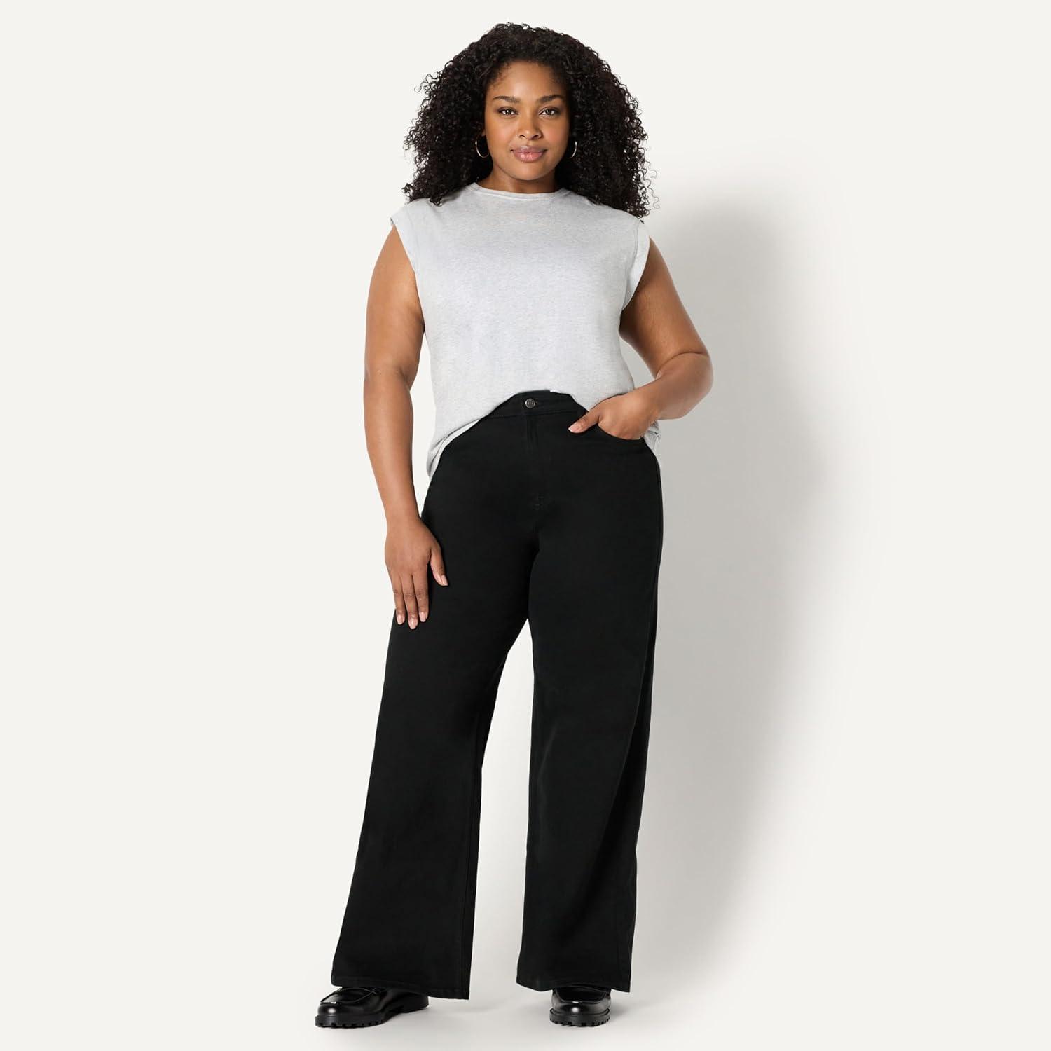 imageAmazon Essentials Womens RelaxedFit Cotton Muscle TeeLight Grey Heather