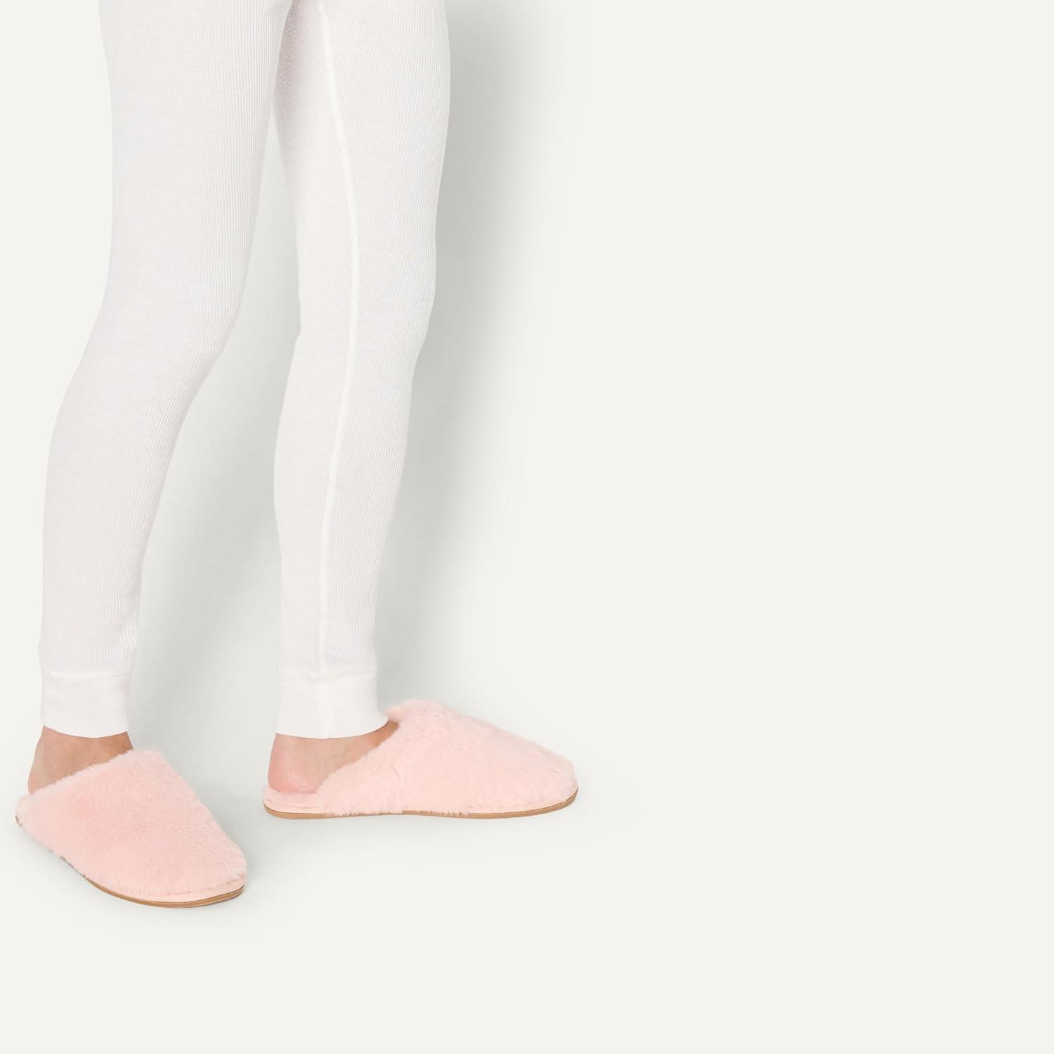 imageAmazon Essentials womens Fuzzy Plush SlippersPink