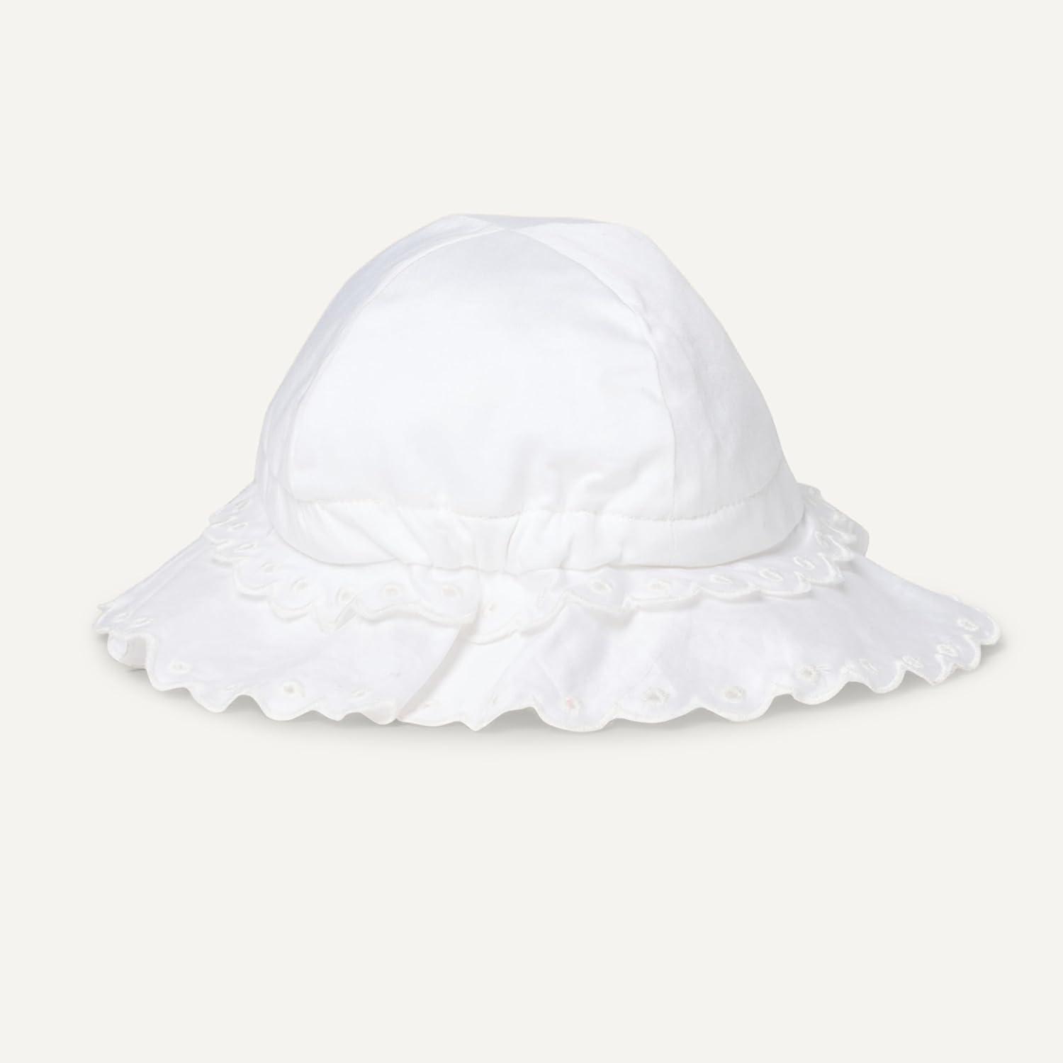 imageAmazon Essentials x Sofia Grainge Toddlers and Baby Girls Cotton HatWhite