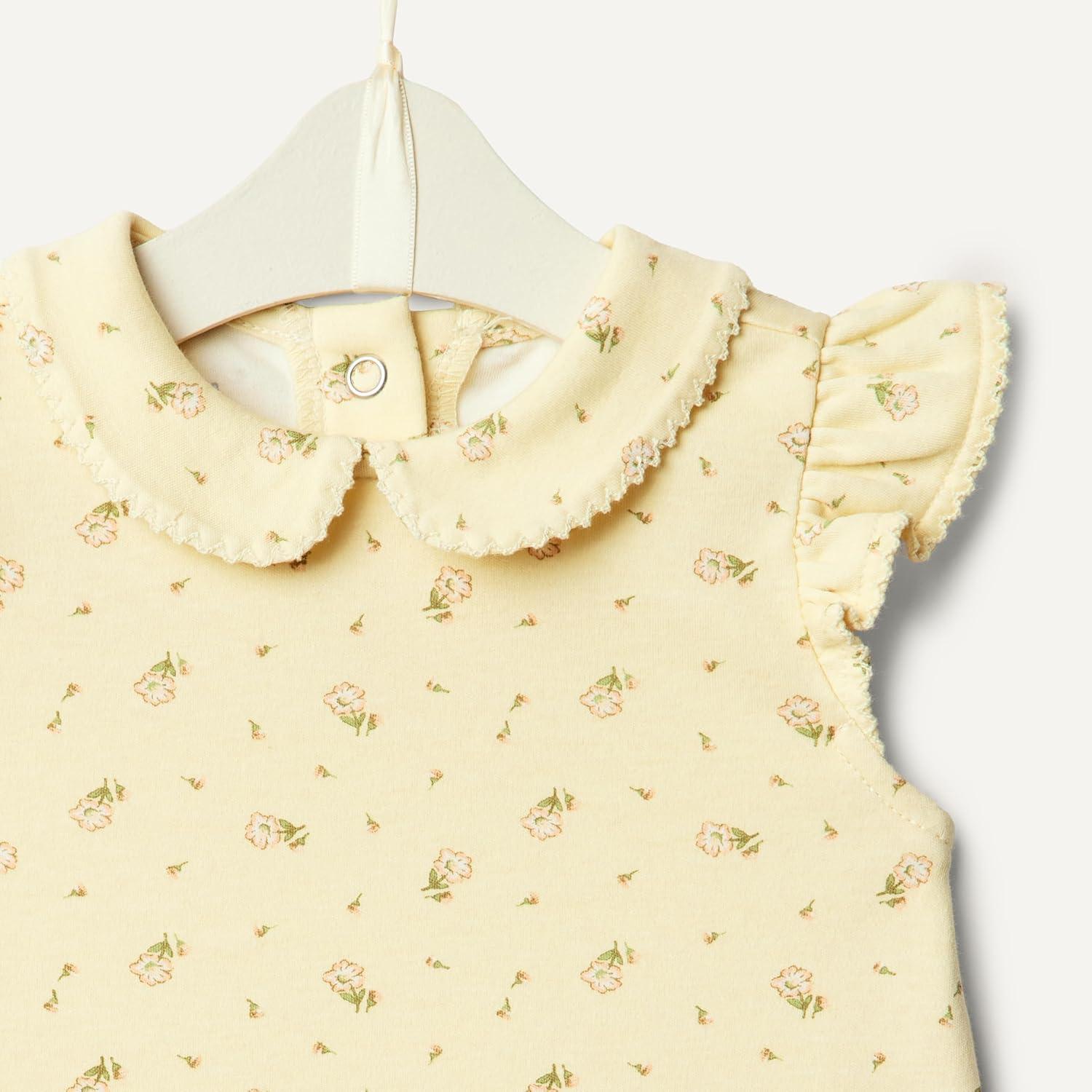 imageAmazon Essentials x Sofia Grainge Toddlers and Baby Girls Short Sleeve Blouse Pack of 2Ditsy FloralIvory