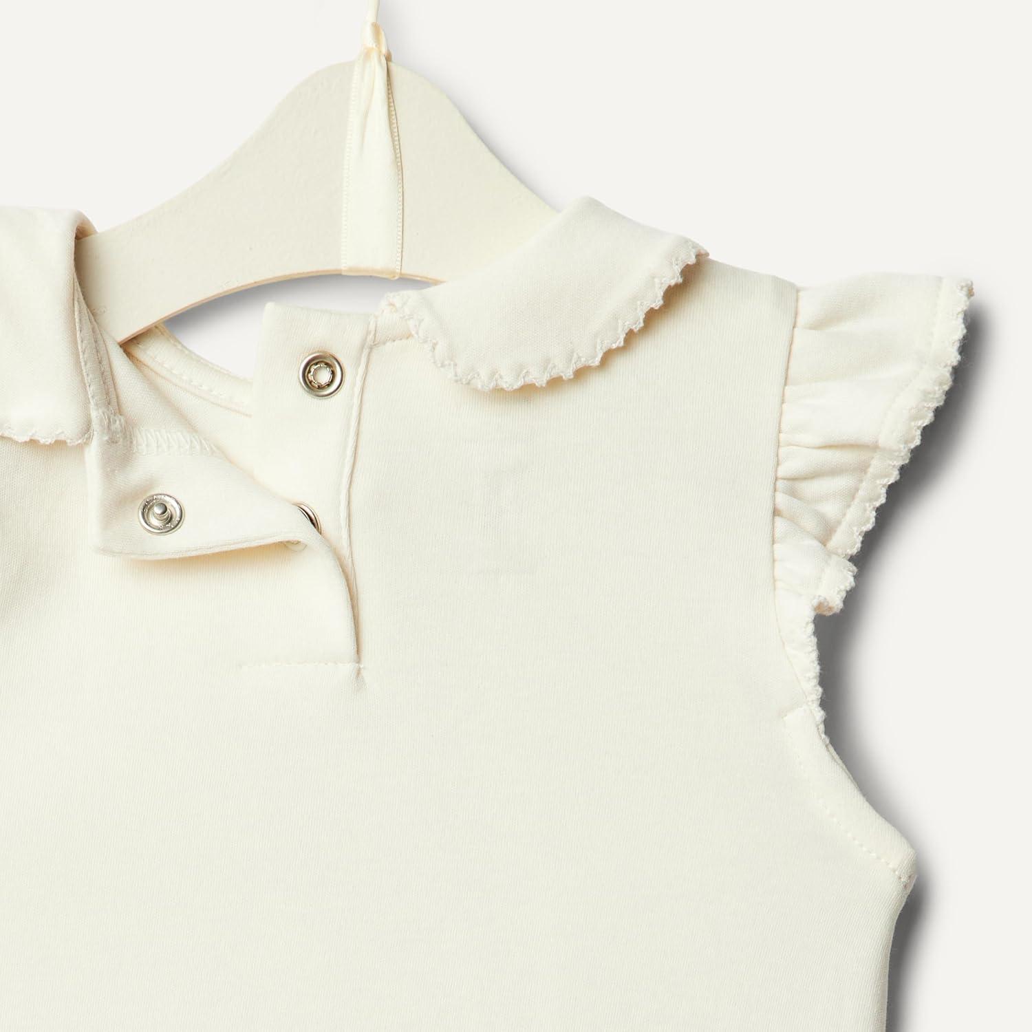 imageAmazon Essentials x Sofia Grainge Toddlers and Baby Girls Short Sleeve Blouse Pack of 2Ditsy FloralIvory