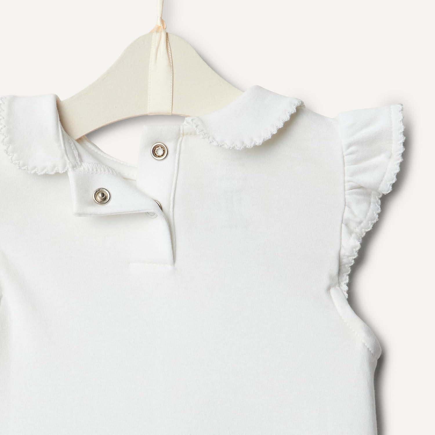 imageAmazon Essentials x Sofia Grainge Toddlers and Baby Girls Short Sleeve Blouse Pack of 2Light PinkWhite