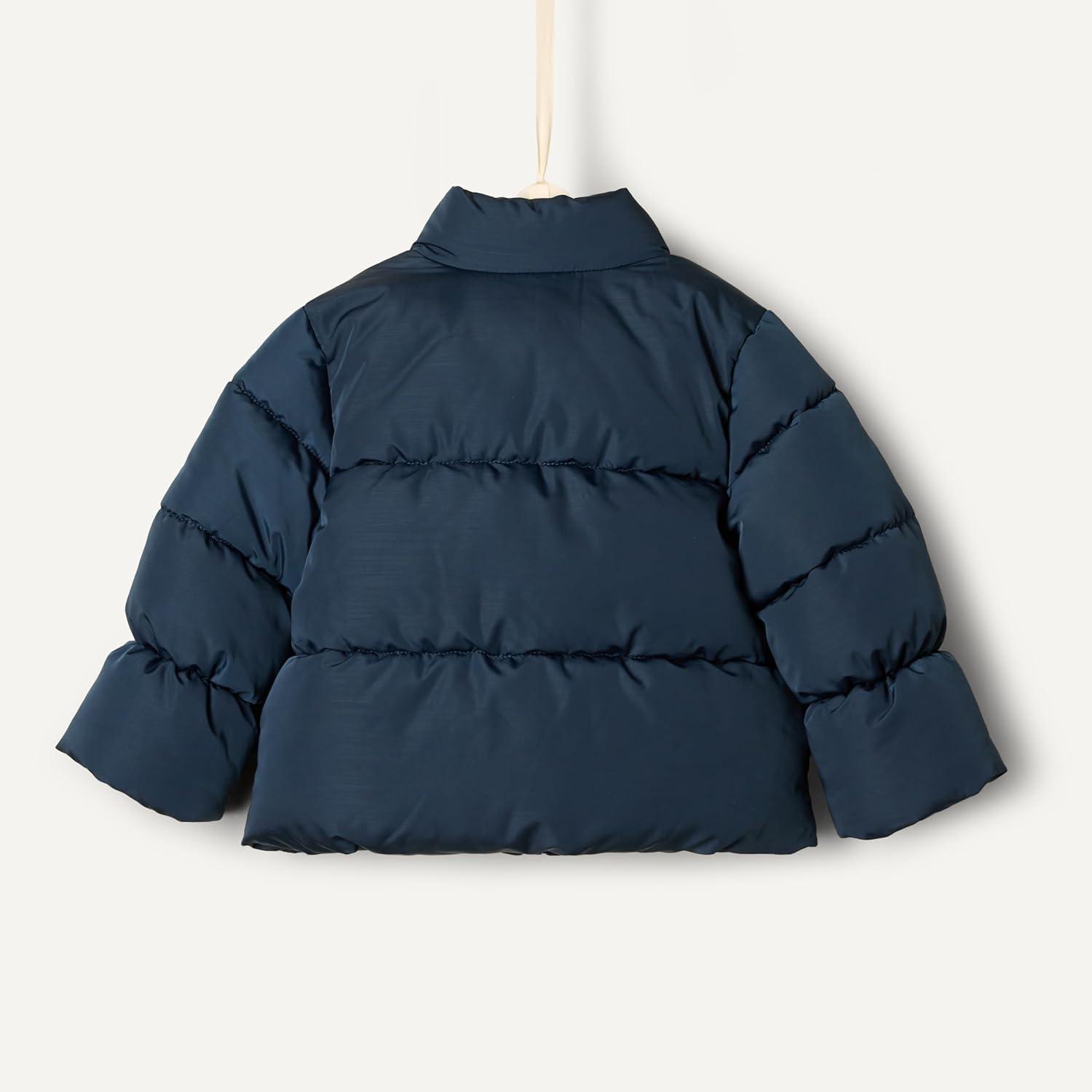 imageAmazon Essentials x Sofia Grainge Toddlers and Baby Girls Taffeta Puffer JacketBlue