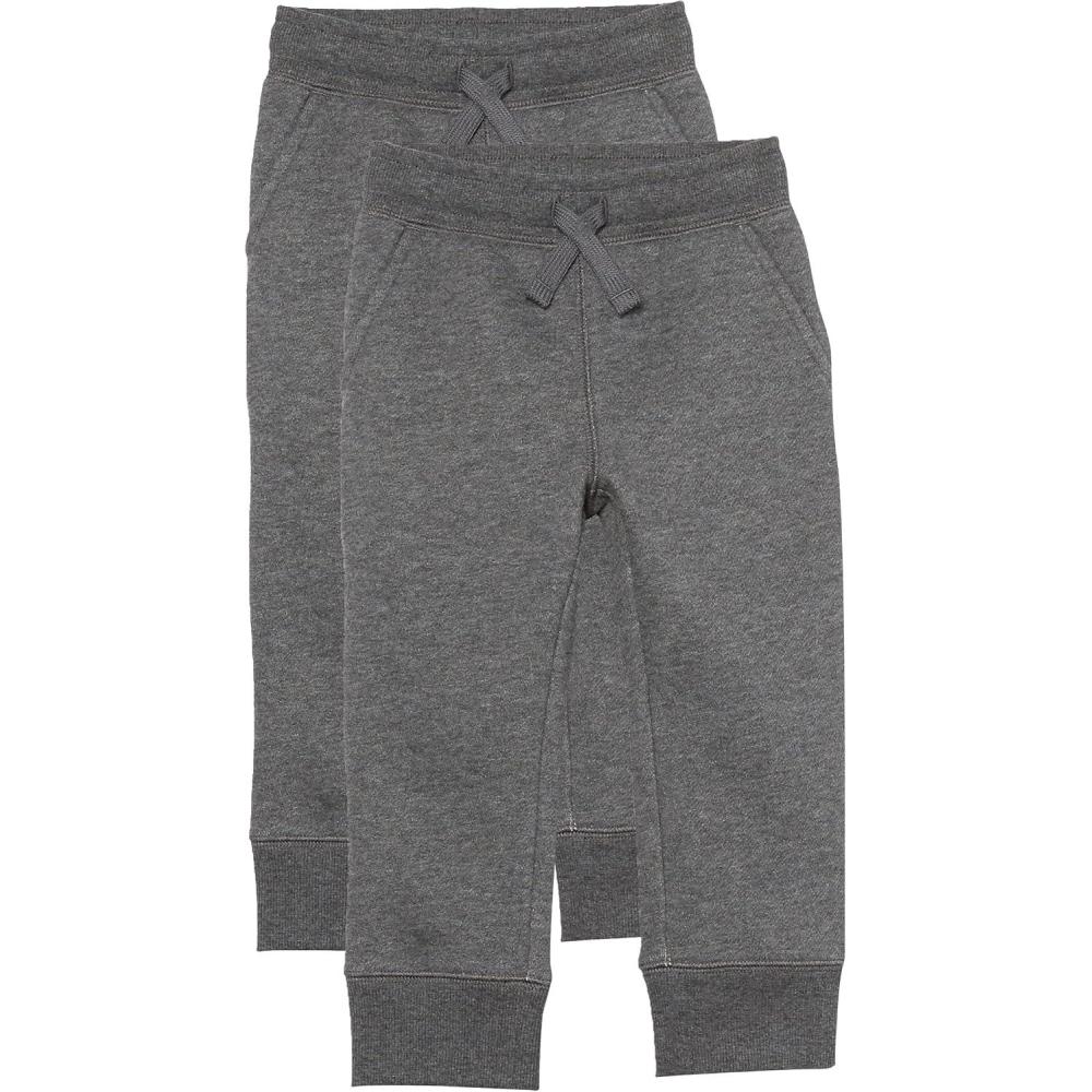 imageAmazon Essentials Boys Fleece Jogger SweatpantsCharcoal Heather