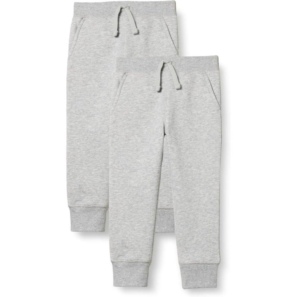 imageAmazon Essentials Boys Fleece Jogger SweatpantsMedium Grey Heather