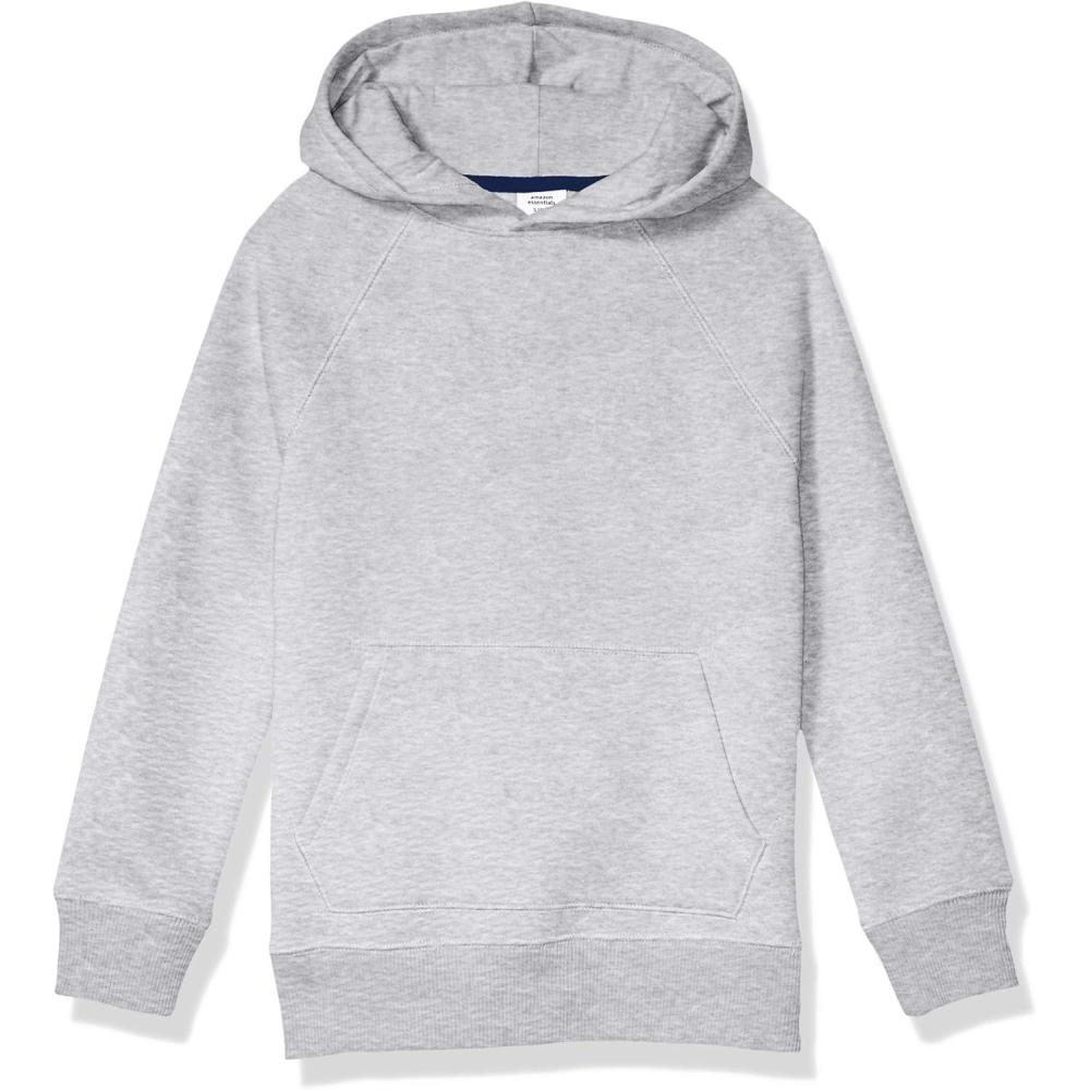 imageAmazon Essentials Disney  Marvel  Star Wars Boys and Toddlers Fleece Pullover Sweatshirt HoodiesLight Grey Heather