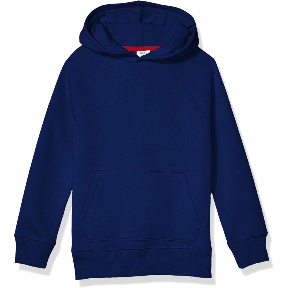 imageAmazon Essentials Disney  Marvel  Star Wars Boys and Toddlers Fleece Pullover Sweatshirt HoodiesNavy