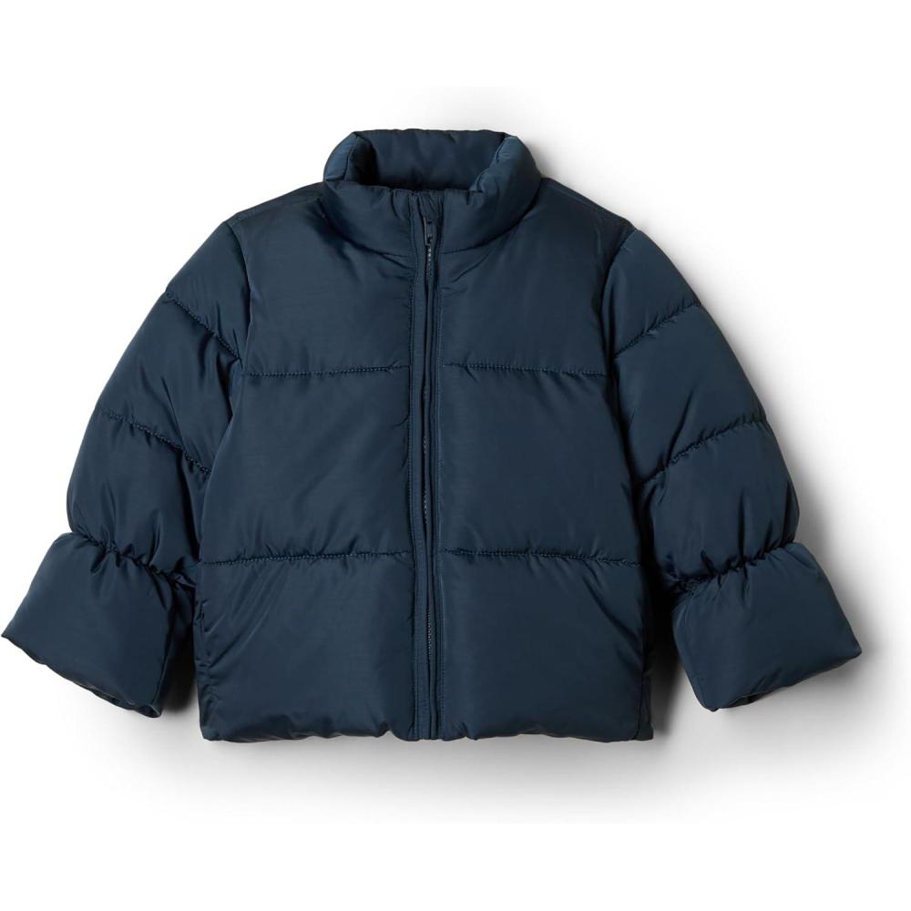 imageAmazon Essentials x Sofia Grainge Toddlers and Baby Girls Taffeta Puffer JacketBlue