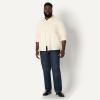 imageAmazon Essentials Mens Modern OversizedFit Denim ButtonDown ShirtEcru