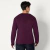 imageAmazon Essentials Mens RelaxedFit Long Sleeve HenleyBurgundy