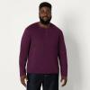 imageAmazon Essentials Mens RelaxedFit Long Sleeve HenleyBurgundy
