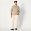 imageAmazon Essentials Mens RelaxedFit Long Sleeve HenleyTaupe