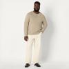 imageAmazon Essentials Mens RelaxedFit Long Sleeve HenleyTaupe