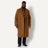 imageAmazon Essentials Mens RelaxedFit LongSleeve Flannel ShirtDark Chestnut Brown Red Simple Plaid