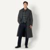 imageAmazon Essentials Mens RelaxedFit LongSleeve Flannel ShirtDark Olive Blue Simple Plaid