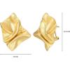 imageAmazon Essentials Sculpted Clip Earrings for Women  GoldTone Fine Silver Plated Trendy Jewelry