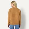 imageAmazon Essentials Womens OversizedFit Faux Mohair Crewneck SweaterCamel Heather
