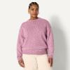 imageAmazon Essentials Womens OversizedFit MultiColor Heavyweight Crewneck SweaterFuchsia Marl