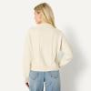imageAmazon Essentials Womens RelaxedFit Cable Crewneck SweaterOatmeal Heather
