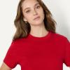 imageAmazon Essentials Womens RelaxedFit Cotton Crewneck TShirtRed