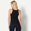 imageAmazon Essentials Womens SlimFit Stretch Rib HighNeck TankBlack