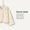 imageAmazon Essentials baby girls Faux Fur JacketIvory