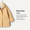 imageAmazon Essentials babygirls Wool Blend CoatLight Camel