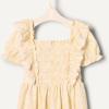 imageAmazon Essentials x Sofia Grainge Toddlers and Baby Girls Embroidered Knit DressLight Yellow Delicate Floral