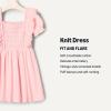 imageAmazon Essentials x Sofia Grainge Toddlers and Baby Girls Embroidered Knit DressPink