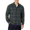 Dark Olive Blue Simple Plaid
