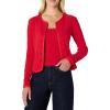 imageAmazon Essentials Womens SlimFit Ribbed Cardigan ampamp Cami Set with Removable StrapsRed
