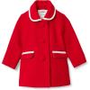 imageAmazon Essentials babygirls Wool Blend CoatRed