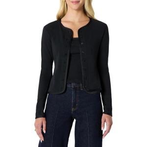 imageAmazon Essentials Womens SlimFit Ribbed Cardigan ampamp Cami Set with Removable StrapsBlack