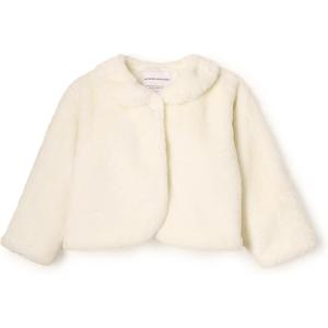 imageAmazon Essentials baby girls Faux Fur JacketIvory