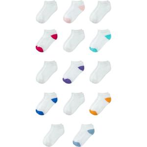 imageAmazon Essentials unisexchild Cotton Low Cut Cushioned SockWhite