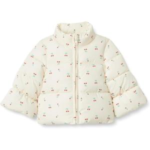 imageAmazon Essentials x Sofia Grainge Toddlers and Baby Girls Taffeta Puffer JacketIvory Cherries