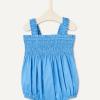 imageAmazon Essentials x Sofia Grainge Baby Girls Woven Sleeveless RomperBlue