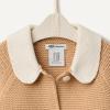 imageAmazon Essentials x Sofia Grainge Unisex Toddlers and Babies Peter Pan Collar Sweater JacketLight Camel
